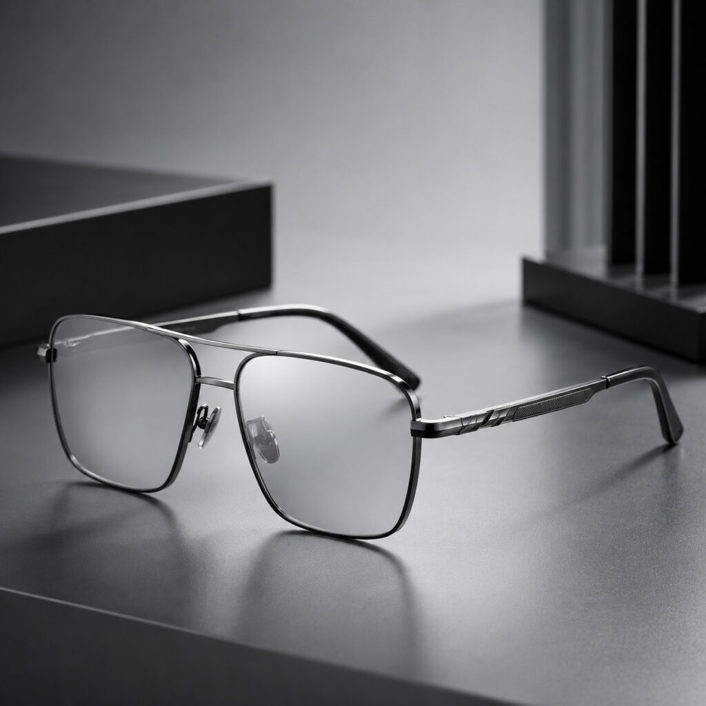professional shooting for high reflective glass eyewear001